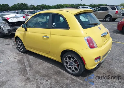 2012 Fiat 500 Sport из США, поврежденный, VIN 3C3CFFBR1CT200486